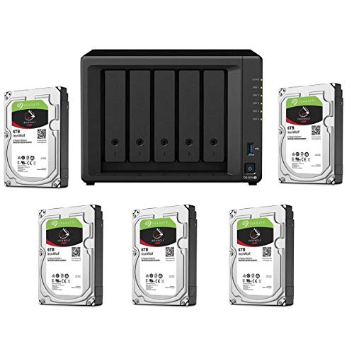 Synology DiskStation DS1019+ 5-Bay NAS Enclosure, SATA