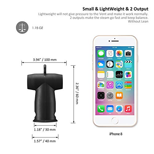 Instant Pot Steam Release Diverter Accessories, Oyrlize 2-Outputs Electric Pressure Cooker Silicone Steam Release Valve Vent Knob Protect Wall Cabinets Best For Instant Pot DUO/Smart / Ultra Models