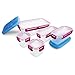 Rubbermaid LunchBlox Leak-Proof Entree Lunch Container Kit, Large, Beet Red