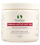 Slimming Hot Gel -16 Oz - Cellulite Treatment - Skin firming, Slimming - Fat burning to Reduce Inches, Cellulite - Excellent Slimming Cream for Size - GREAT Cellulite Cream for Dimples - Get RESULTS