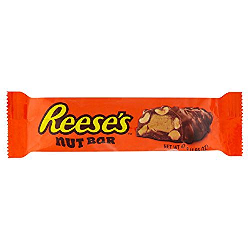 Amazon.com : Reeses Chocolate Peanut Butter Caramel Crunchy Nut Bar Snack | 1.65 Ounce (18 Pack) : Grocery & Gourmet Food