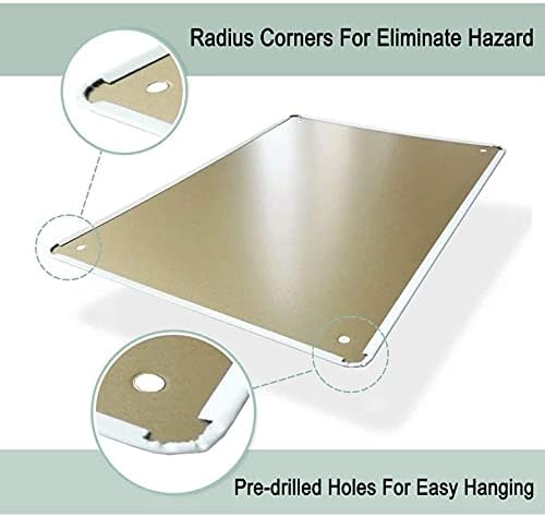 Steel hanging sign, 30cm, worth $19.99.