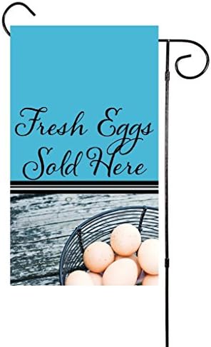 Farm Fresh Eggs Sold Here Chicken Garden Flag 12โx18โ