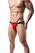 ONEFIT Mens Sexy Through Sheer Breathable Magic Striped Pouch Shorts Underwear