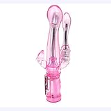 UINO Six Different Frequency G-S-pot Vibrating Massage Wand -- Double-vibe Massager - Stimulate Female C-litoris and V-agina -- Intense Multi Speed Vibrator for Female Or-gasms Massage Sticks