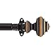 Kenney Stacey Room Darkening Double Curtain Rod, 36-66