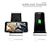 Bestand 2-coil QI Wireless Charging Dock Charger Stand for iPhone 8/X/8 Plus and All Qi-Enabled Phones, Silver