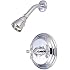 Kingston Brass Vintage Duscharmatur Nur Dusche – Poliertes Chrom, Mit Druckausgleichventil, 1,8 GPM, 17,8 Cm Rosette