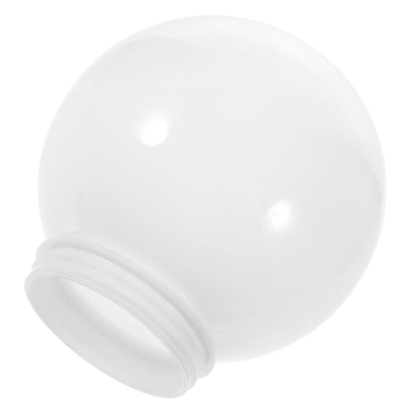 LIFKOME Globe Lamp Shade White Acrylic Replacement Lamp Post Globe 8cm Replacement Milk Shade Cover Fixture Globes for Pendant Light