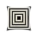 INSHERE Farmhouse 4 Pack Simple Black and Beige Geometric Wave Throw Pillow Covers Cases for Couch Sofa Bed Home Decor, Square Cotton Linen Cushion Cover 18 X 18 Inches