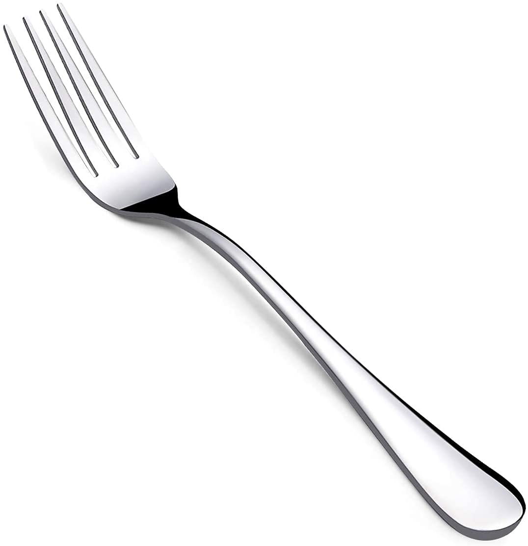 Maestro Craft Forks Pack of 6 Dinner Fork Cutlery Set Stainless Steel Kitchen 8 inchesTableware - Table Dining Kitchen Cutlery Set -Dishwasher Safe