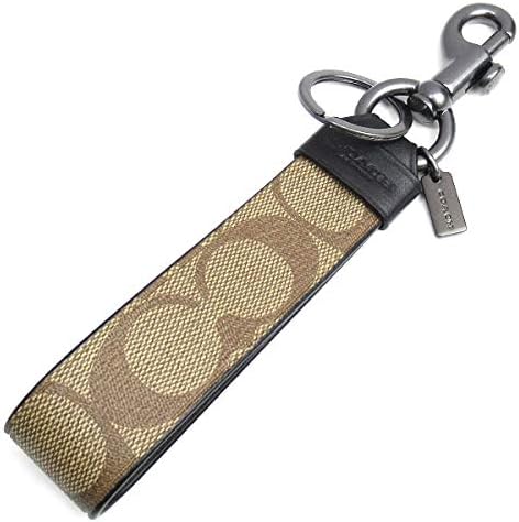 Amazon コーチ キーホルダー バッグチャーム キーリング メンズ レディース シグネチャー カーキ ブラック 798 Tn2 並行輸入品 Coach コーチ キーホルダー チェーン