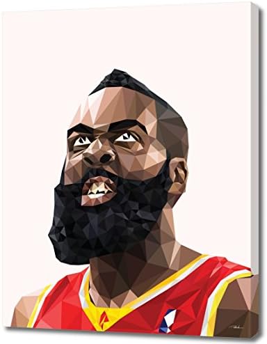 Curioos S_CA00152696_GW "James Harden" canvas Print, Small
