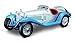 Bburago 2011 Alfa Romeo 8C 2300 Spider Touring Vehicle (1/18 Scale), Red/Black