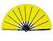 Amajiji Large Folding Fan, Chinease/Japanese Folding Nylon-Cloth Hand Fan, Women Hand Folding Fans Hand Fan Gift Fan Craft Fan Folding Fan Dance Fan