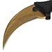 Andux Karambit Camping Hunting Tool with Cord ZD-01 (Golden)