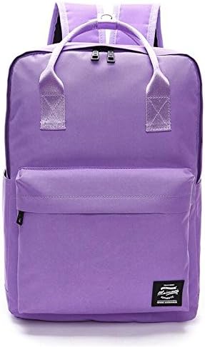 YingTech Lady Boy Girls Backpack Women Preppy School Bags For Teenagers Men Oxford Travel Bags Girls Laptop Backpack Mochila (Purple)