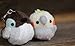 Soft and Downy Mini Bird Stuffed Toy Cell Phone Strap (Sulphur-Crested Cockatoo)