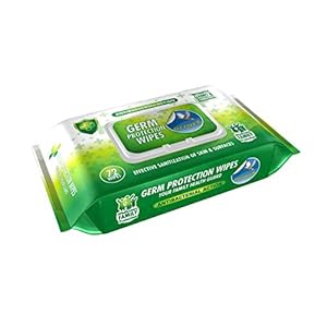 Glider Multipurpose Skin and Surface Wipes with Flip-top (Pack of 1 (72 Wipes))