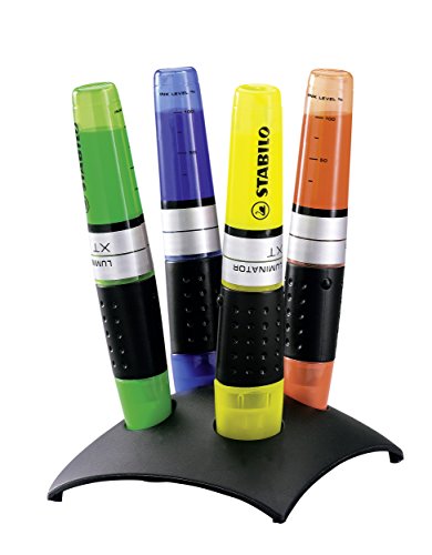 Stabilo Highlighter LUMINATOR Desk set of 4 assorted colours