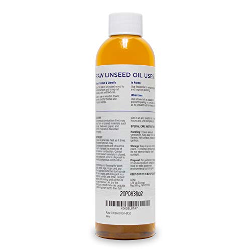 LinSheen Raw Linseed Oil Flaxseed Wood Treatment Conditioner to Rejuvenate, Restore and