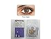 New Look Eyes Multi-Color Contact Lenses Eyes Cute Colored Charm and Attractive Blends Cosmetic Makeup Eye Shadow (Pure Hazel)
