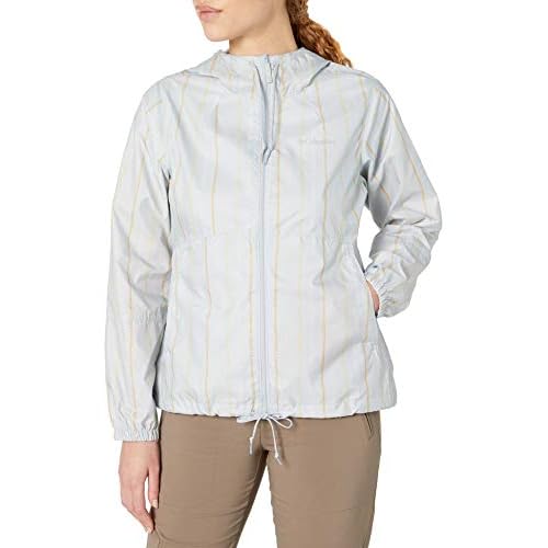 women's columbia flash forward hooded colorblock windbreaker