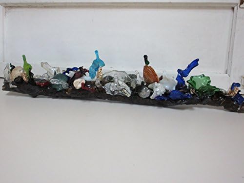 Driftwood Log Reef Dreams with Torched Glass and Shells