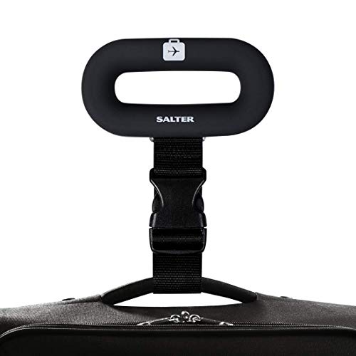 Salter Soft Touch Luggage Scale, Black