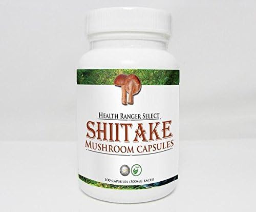 Shiitake Mushroom 100 caps (500mg) - Health Ranger Select