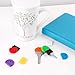 40PCS Key Cap Covers, 8 Assorted Colors Key Identifier Caps
