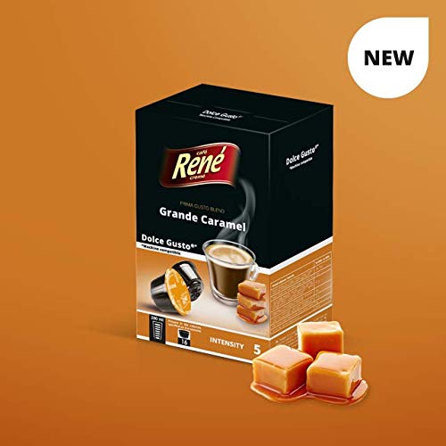 Cafe Rene - Rene Grande Pack - 16 x Dolce Gusto Kompatible Kaffeepads (6 Stück) – Bild 3