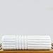 Bare Cotton Luxury Hotel and Spa Bath Towels, Striped, White, Set of 4