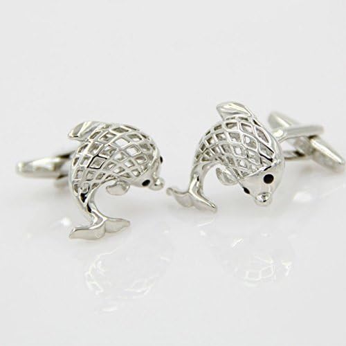 Beauty Jewelry Shop Cufflinks For Men Or Women Designs Luxury Hollow fish style cufflink French shirt cuffs buckle cuff sleeve for men and women nailed cufflink