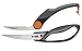 Fiskars 3 Piece Heavy-Duty, All-Purpose Fast-Prep Kitchen Shears Set, 510061-1001,Gray