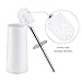 Homemaxs Toilet Brush and Holder Modern Design Longer Brush and Heavy Enough for Bathroom Toilet