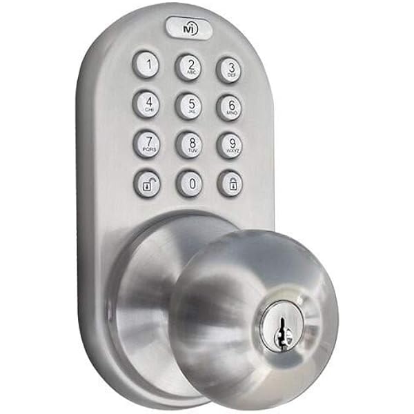 Milocks Tkk 02sn Tkk Sn Digital Door Knob Lock With