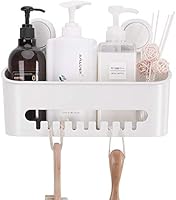 TAILI Duschablage mit Saugnapf ohne Bohren Abnehmbar Belastbarkeit 10 KG Wasserdicht und Ölbeständig Wandablage für...