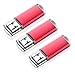 KOOTION 3 Pack 32 GB USB 2.0 Flash Drive 32GB Thumb Drive Memory Stick Jump Drive Pen Drive, Red