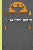 Image de food and exercise journal : fitness journal : 6x9(50days workout log): food journal with fitness men cover