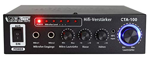 HiFi-Verstärker CTA-100 Cinch Aux In 100 Watt Verstärker
