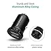 RAVPower Car Charger Super Mini Dual USB Car Charger with iSmart 2.0 Technology for iPhone 7 / 6s / Plus, iPad Pro / Air 2 / mini, Galaxy S8/ S7 / S6 / Edge / Plus, Note 5 / 4 - Black