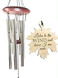 BEST SELLER Loss of LIFE Memorial I am Near Wind Chime in memory of Loved One for Memorial Garden or Porch Heaven day remembering stillborn baby death of mother or father Silver Woodstock Chime