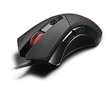 PUREX Technology 2400 DPI High Precision Programmable Wired Laser Gaming Mouse, 7 Programmable Buttons, 3 DPI Settings, 3 Color LED Indicating Profiles, Omron Switch, Rubber Coating - PXE-M555BU