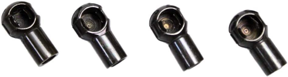 JINGLINGKJ 10MM Ball Socket M6 M8 Female Thread Lift Support Metal Ball Joint Connector End Fitting Bearing Joint Car Accessories Furniture Rod Ship Assembly 4pcs (4pcs M8 Thread)