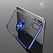 Huawei Y9 Prime 2019 Case, Honor 9X Case [360° Ring Stand] Crystal Clear [Electroplated Edge] Silicone Thin Cover Compatible with Huawei Y9 Prime 2019 / Honor 9X (Blue, Y9 Prime 2019)