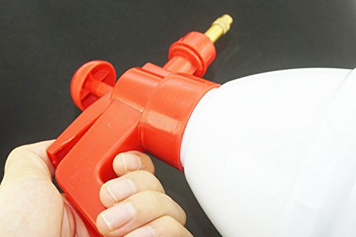 0.8 Litre - Brass Hand Sprayer For Multi-purpose Use - Industrial Grade Acid Solvent Resistant Pressure Sprayer, Household Painting Chemical Sprayer,Car Washer Hand Pump Spray Gun Sprayer