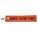 Rotary13B1 - Remove Before Flight Keychain - Orange