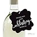 Andaz Press Fancy Frame Gift Tags, Thank You for Celebrating with Us, Black, 24-Pack, for Baby Bridal Wedding Shower, Kids 1st Sweet 16 Quinceanera Birthdays
