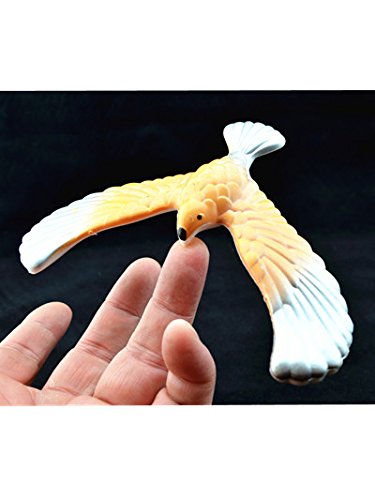 3 Pcs Cute Balancing Bird With Clear Triangle Stand (Colors May Vary) By C&H Solutions